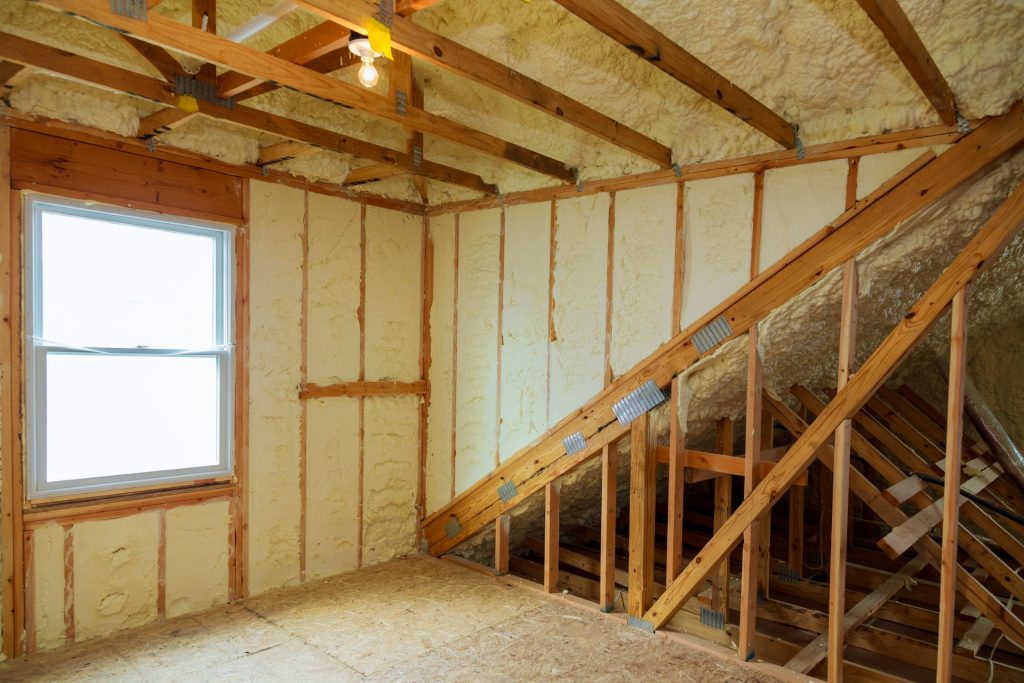 foam insulated walls and roof