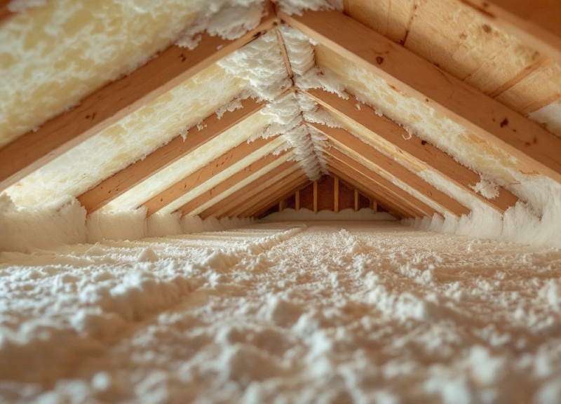 Attic spray foam insulation service in University City, NC