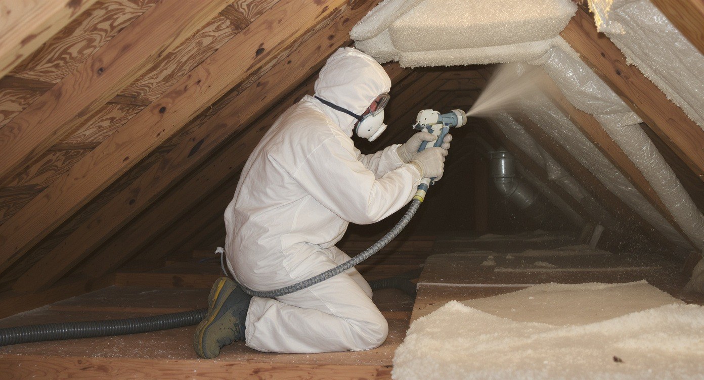 Attic spray foam insulation Charlotte NC